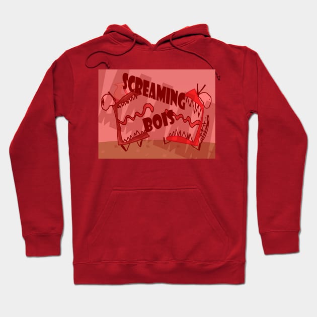 Screaming Bois Hoodie by Baddy's Shop